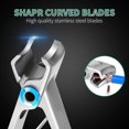 thumbnail image 4 of Nail Clippers Ultra Wide Jaw Opening Fingernail and Toenail Clippers Set for Thick Nails Cutter for Ingrown Manicure,Pedicure,Men & Women Big, Silver, 4 of 5