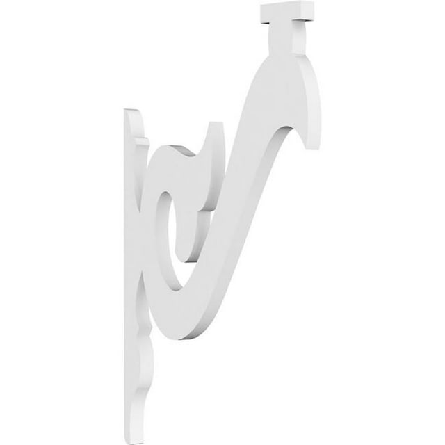 Ekena Millwork BKTP01X08X14FL Support de Fleuron - 0,62 x 8 x 14 Po.