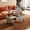 Greige, variant on GALAXHERO Lift Top Coffee Table with Storage Small Living Room Table with Storage Shelf & Hidden Compartment Rustic Brown