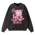 thumbnail image 2 of Sudadera con capucha vintage desgastada para hombre, estilo hip hop, informal, de algodón, de gran tamaño, con diseño de coche de carreras, Challenge The Limit, 2 of 4