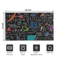 thumbnail image 5 of Math Equations Symbols Black Pattern Door Rugs,Washable Non Slip Door Mats Indoor,Decorative Door Mats,Entry Mat Indoor for Entrance,Bedroom,Kitchen,Bathroom,17"x30", 5 of 6