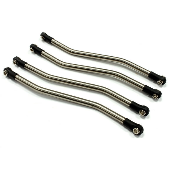 Integy RC Toy Model Hop-ups C25067 Billet Machined Titanium Alloy Lower Linkages 126-128mm for Axial 1/10 Wraith