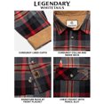 thumbnail image 4 of Legendary Whitetails Men's Buck Camp Flannel Shirt Long Sleeve Button Down 100% Cotton, 4 of 7