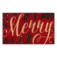 thumbnail image 1 of TIELUTT Christmas Doormat Front Door Decoration Christmas Decoration Throw Blanket for Women Light Carpet Merry Home Area Rug All the Feels Blanket Cold Throw Blanket, 1 of 4