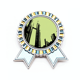 thumbnail image 1 of Torres petroleras de Malasia Insignia broche Medalla ganadora, 1 of 3