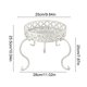 thumbnail image 3 of Soporte de hierro forjado para plantas, estante de suelo para macetas | Soporte de maceta de un solo nivel de estilo europeo | Antioxidante y anticorrosión para interiores, balcón y sala de estar, 3 of 6