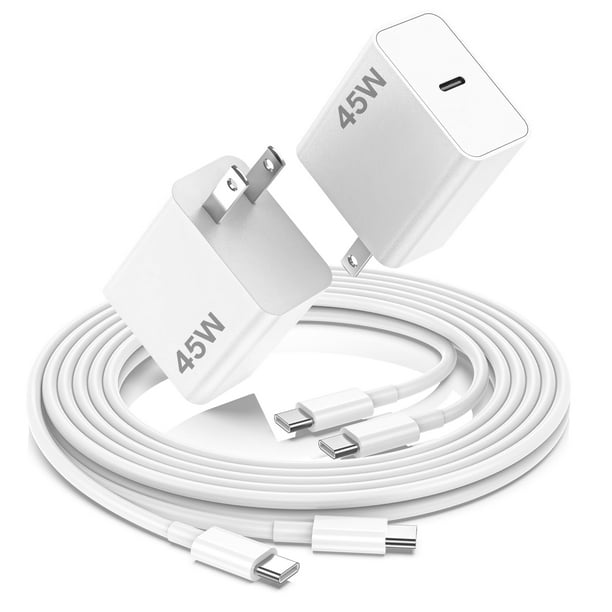 Cargador GREPHONE para iPhone 17, 45 W, USB-C, carga rápida de 6 pies