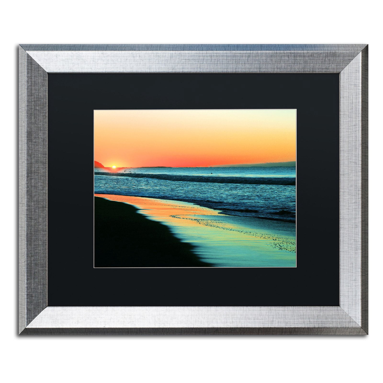 Trademark Fine Art "Good Morning" Framed Canvas Art by Beata Czyzowska Young