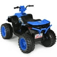 thumbnail image 6 of Gymax 12V Electric Kids Ride On Car ATV 4-Wheeler Quad w/ Music LED Light Navy, 6 of 9