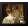 thumbnail image 2 of Champney, James Wells 14x12 Black Modern Framed Museum Art Print Titled - The Coquette, 2 of 5