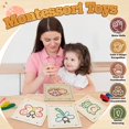 thumbnail image 2 of Kit de costura de madera Lacing Toy Montessori para niños de 1 a 4 años, 2 of 8