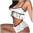 thumbnail image 2 of uublik Valentines Lingerie Set for Women Lace Bodysuit Plus Size Babydoll Sexy Naughty, 2 of 3