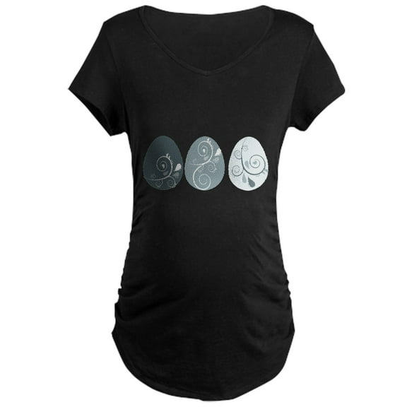 CafePress - Easter Eggs Maternity Dark T Shirt - Maternity Dark T-Shirt
