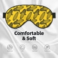 thumbnail image 3 of Salouo yellow Corn Pattern Sleep Mask,Sleep Eye Mask & Blindfold Eye Sleep Shade Cover with Elastic Strap Soft Eye Cover Eyeshade for Night Sleeping Travel & Nap, 3 of 7