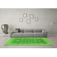 thumbnail image 3 of Ahgly Company Indoor Square Oriental Green Industrial Area Rugs, 4' Square, 3 of 4