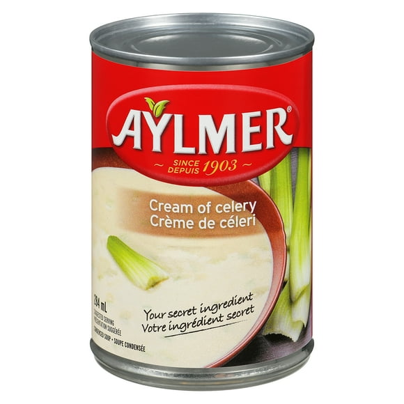 Aylmer Condensed soup Cream of celery, 284 mL Can, Condensed cream of celery