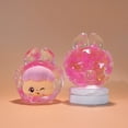 thumbnail image 1 of Cute Rabbit Night Light Ornament With Dry Flowers Quicksand And DIY Handmade Design For Desktop Or Car, 1 of 1