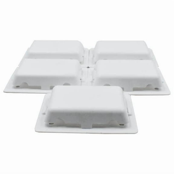 5-Pack White Weather Tight Self-Adhesive Vent