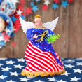 thumbnail image 2 of Angel Doll Tree Top Star Christmas Tree Decoration White Christmas Decoration Luminous Tree Top Star, 2 of 6