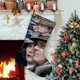 thumbnail image 1 of Chinatown Tema: Calcetines de Navidad, fino lino blanco para colgar en escaleras y chimenea, decoración navideña para el hogar, regalo de Navidad.54cm×38cm, 1 of 5