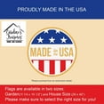 thumbnail image 4 of Red Miniature Poodle with English Union Jack British Flag Garden Flag, 4 of 5