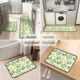 thumbnail image 5 of Lemon Kitchen Mat Set of 2 Non Slip Kitchen Floor Rugs and Mats Yellow Kitchen Runner Rug Stain Resistant Standing Area Mat Carpets for Home Indoor Outdoor 17"x48"+17"x24", 5 of 6