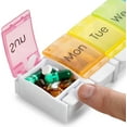 thumbnail image 4 of MEDca 7-Day Pill Organizer with Snap Lids, Weekly Medication Holder, 4 of 8