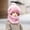 Pink, variant on BXJX Girls Plush Hats, Warm Hood Scarf Casual Windproof Winter Hat for Kids Khaki Size 3-6 T
