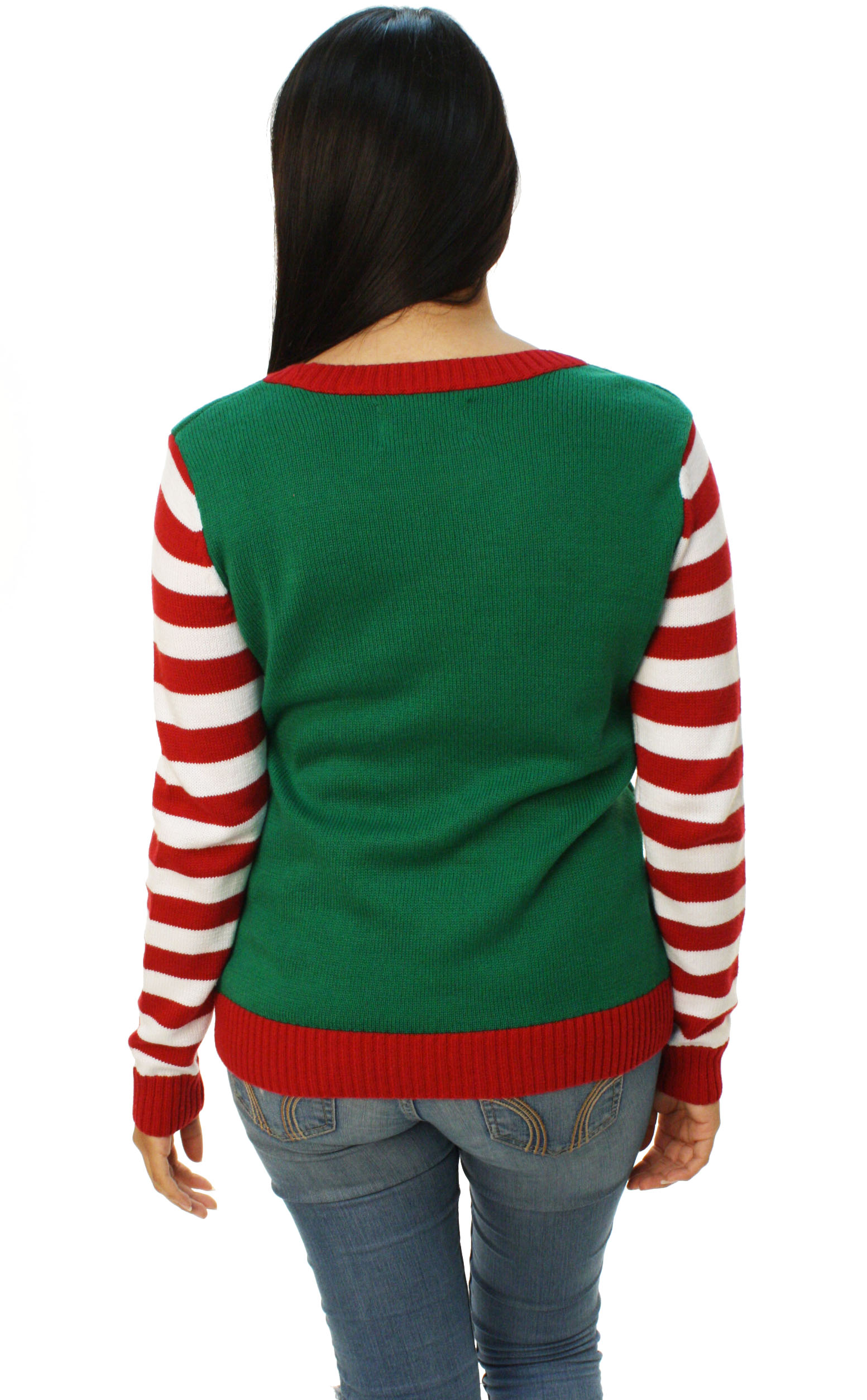mrs claus sweater dress walmart