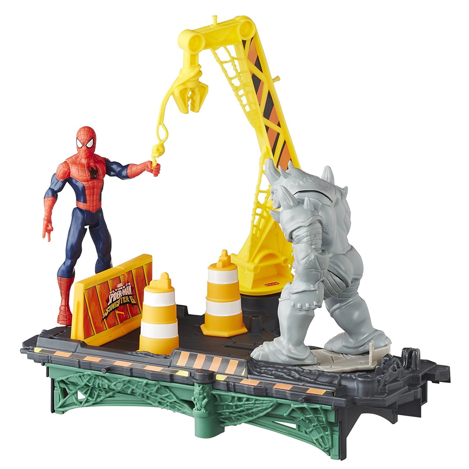 spider man web city playset