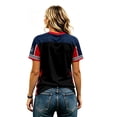 thumbnail image 5 of 2026 New USA Soccer Jersey Women United States National Team Shirt, United States Jersey Soccer, Resistant V Neck Short Sleeve Football Tee for Sports Casual Daily Use for Adult(Black, 2XL), 5 of 6