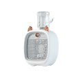 thumbnail image 1 of Cateissary Ventilador de rociado Refrigeración Recargable Viento fuerte Acondicionamiento de agua Ventiladores de escritorio Forma única Electrodomésticos gris 2, 1 of 6
