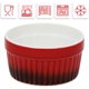 thumbnail image 4 of com-four® 6x Ragout Fin Bowl - Moldes para horno en rojo - Cuenco Creme Brulee - Cuenco de postre con 185 ml cada uno, 4 of 8