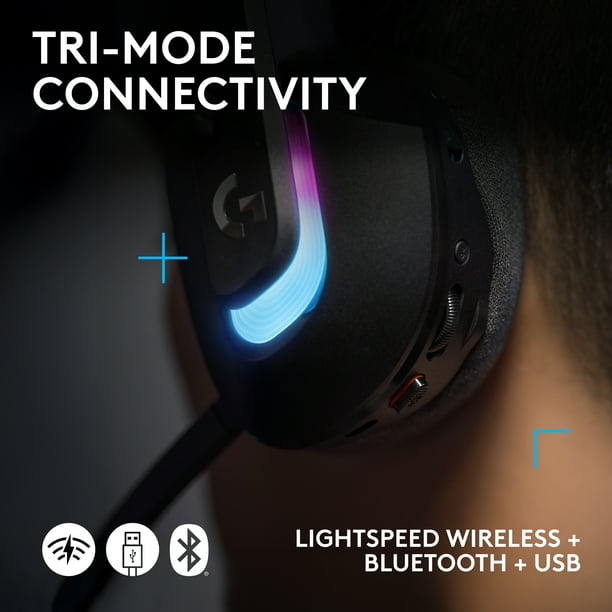 Logitech G522 LIGHTSPEED Wireless Gaming Headset, Full-Band Mic