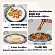 Yogurt Maker Machine , Probiotic Yogurt Maker with Temperature Control and Timer, Yogurt Machine with LCD Display, Multi-Function Yogurt Machine for Home Use