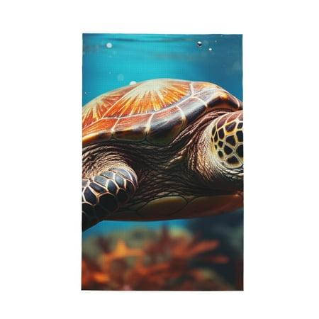 

Matuu Realistic Turtle for Waffle Kitchen Towel Dish Towels Hand Towels for Kitchen 16 X 26 Inches