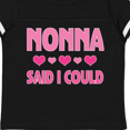 thumbnail image 4 of Inktastic Nonna Said I Could Funny Granddaughter Girls Toddler T-Shirt, 4 of 5