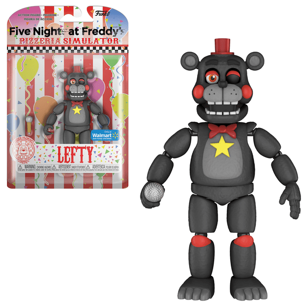 Funko Action Figure Five Nights At Freddy S Pizzeria Simulator Lefty Walmart Exclusive Walmart Com Walmart Com