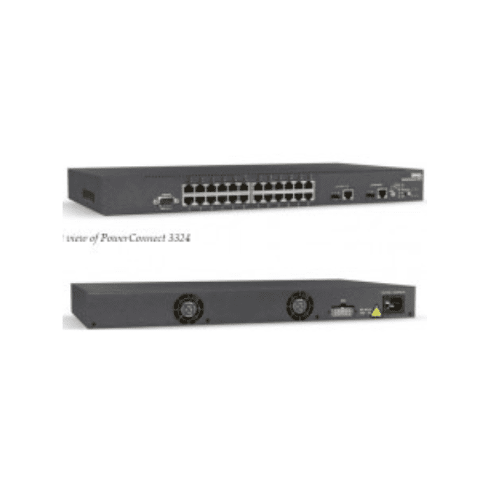 Dell PowerConnect 3324 24-Port 10/100 Ethernet Managed Network Switch