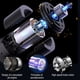 thumbnail image 5 of Secador de pelo iónico de alta potencia | Motor turbo de secado rápido | 3 Ajustes de calor y velocidad | Secador de pelo portátil de bajo ruido para viajes y hogar | Accesorio de peine | 390 g, 5 of 10