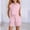 Pink, variant on Girls Outfit Sets Short Sleeve, Hooded School 2 Piece Kids Summer Clothing Sets Pink Size 8