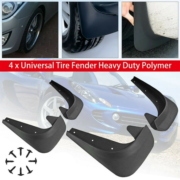 Universal Car Mud Flaps Splash Guards for Front or Rear Auto Accessories
