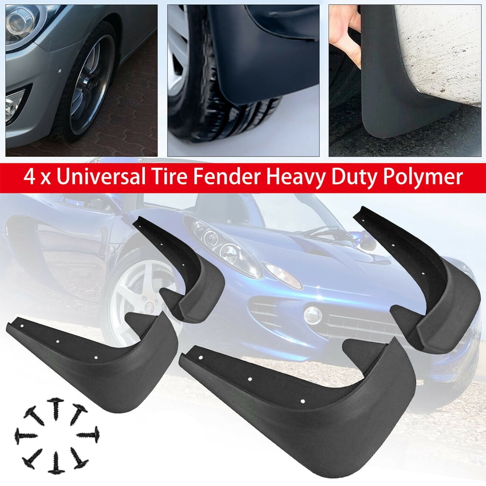 Universal Car Mud Flaps Splash Guards for Front or Rear Auto