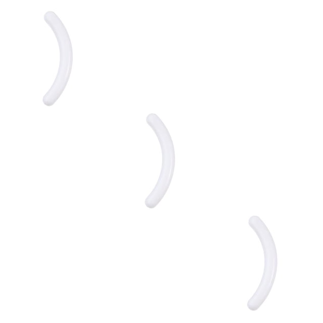 Seitruly Recambios para rizador de pestañas, no fáciles de romper, suministros de herramientas de belleza sólidas, resistente, reemplaza la Blanco (Único) 3piezas