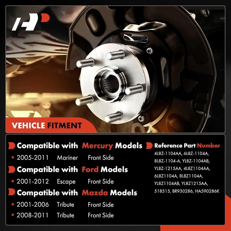Mercury Mariner Wheel Bearing And Hub Assembly
