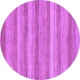 thumbnail image 1 of Ahgly Company Indoor Round Abstract Purple Modern Area Rugs, 7' Round, 1 of 4