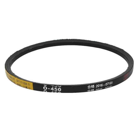 Unique Bargains O-450 Industrial Lawn Mower Rubber V Belt 10mm Width 6mm Thickness