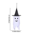 thumbnail image 3 of Gqtwoy Halloween Ghost Hanging Decorative Light, Witch Hat Pendant, Spooky Party Decor, Halloween Decoration for Home, Luminous Ghost Decoration, Haunted House Accessories, 3 of 6