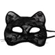 thumbnail image 2 of Máscara de mascarada de gato Máscara de cosplay de zorro Rendimiento animal Accesorios de media cara para suministros de fiesta de Halloween (3PCS), 2 of 5