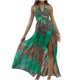 thumbnail image 1 of Vestidos de estilo bohemio para mujer Vestido de manga corta con estampado floral Fridja  qw4889, 1 of 9